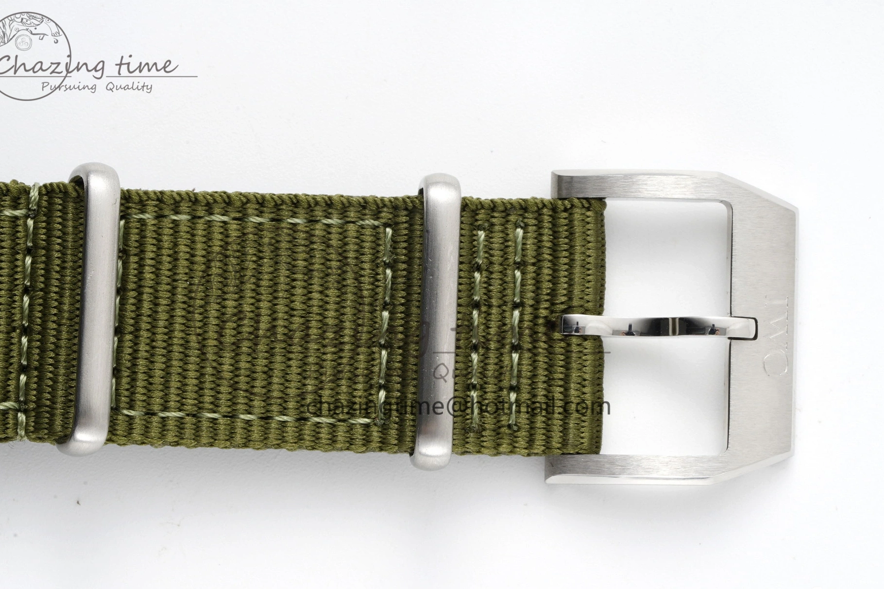 MIROTIME 0207 Top Gun Pilot Mark XVIII Limited “SFTI” M+F 1:1 Best Edition Black Dial on Green Nylon Strap A WaterResistant 7064